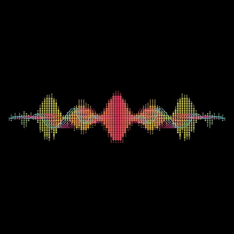 Musikfrequenz Ton Wellen Physik und Sound