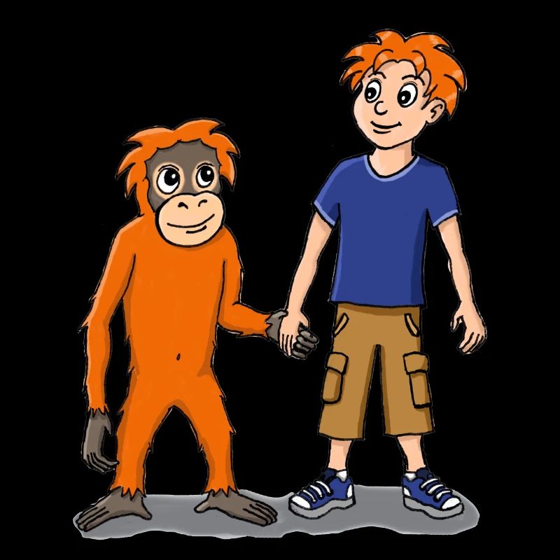 Rimba und Junge