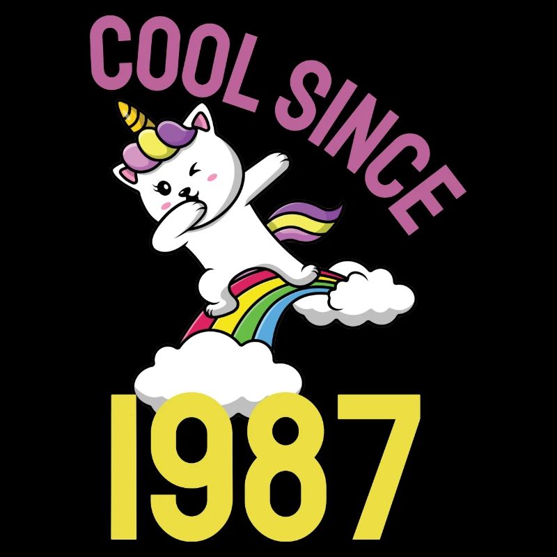 Cool seit 1987 Dabbing Katze 35. Geburtstag