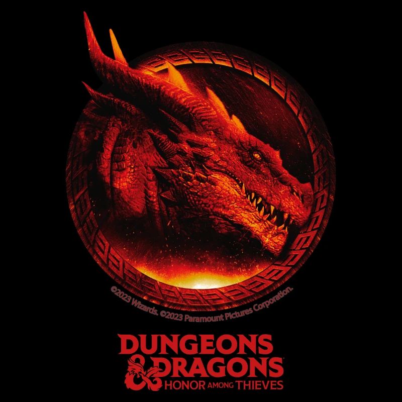 Dungeons & Dragons Red Dragons Head