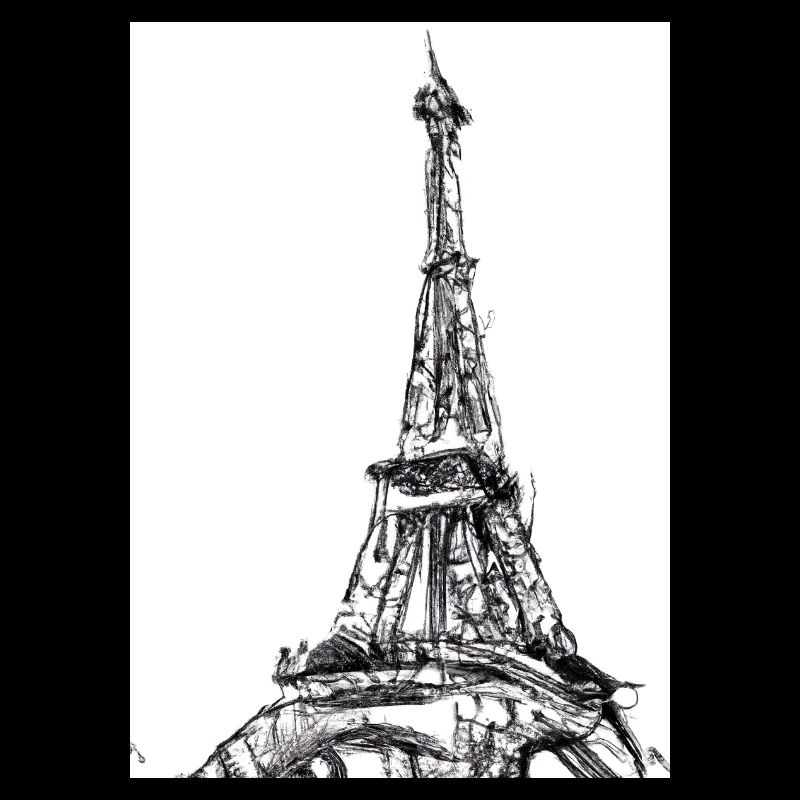 Eiffelturm-Gemälde