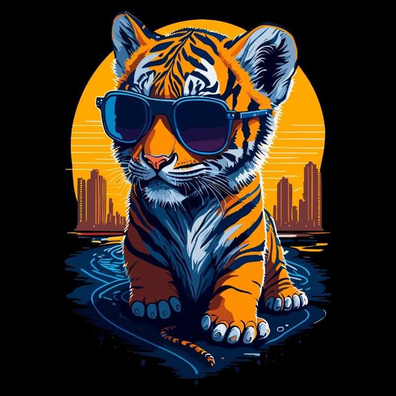 Mignon bébé tigre