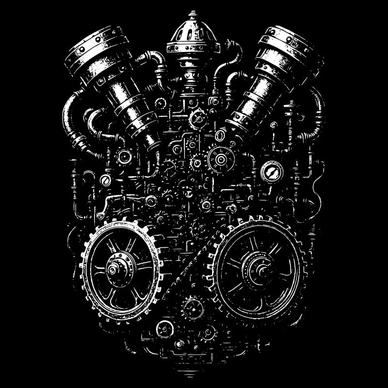 Steampunk Heart Getriebe