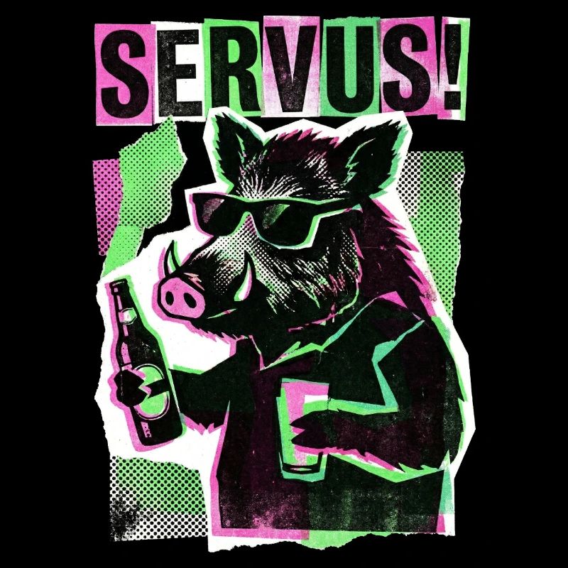 Servus Wildschwein Bier