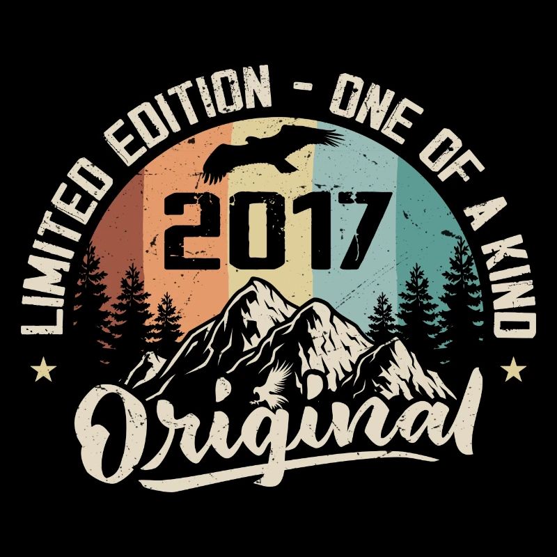 2017 Original Vintage Anniversary Gift 2017