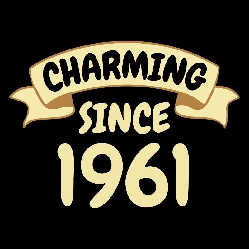 62. Geburtstag Geschenk Charmant seit 1961