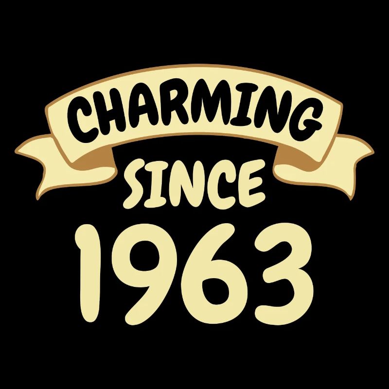 60. Geburtstag Geschenk Charmant seit 1963