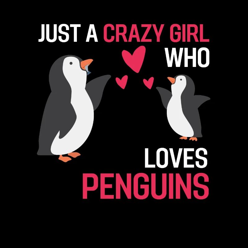 Antarktis Tier Zoo Vogel Mädchen Geschenk Pinguin