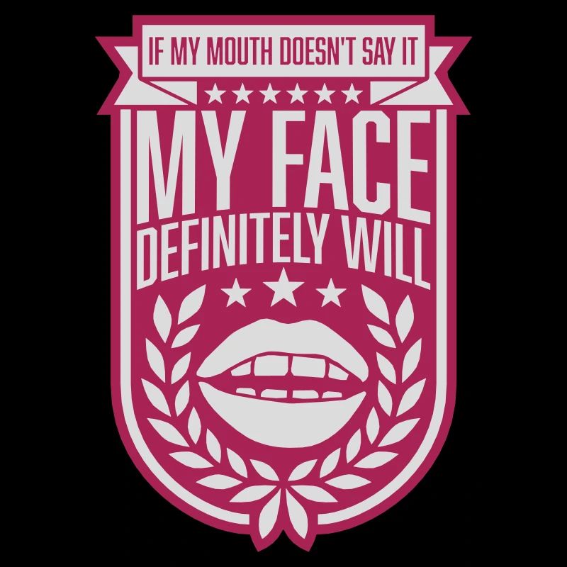 my face definitely will