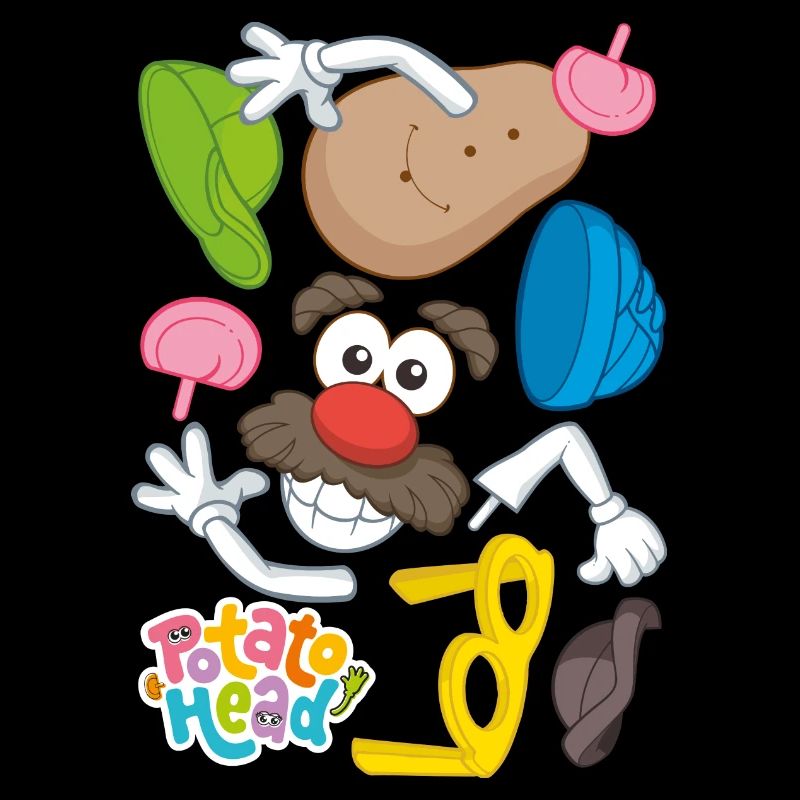 Mr. Potato Head Separated