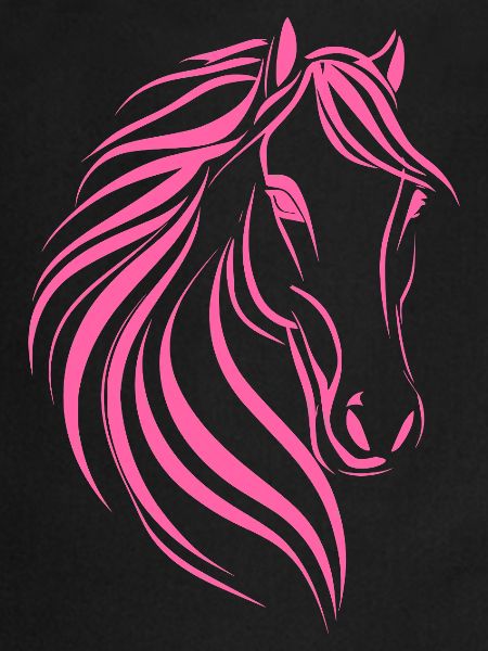 Dessin délicat de cheval