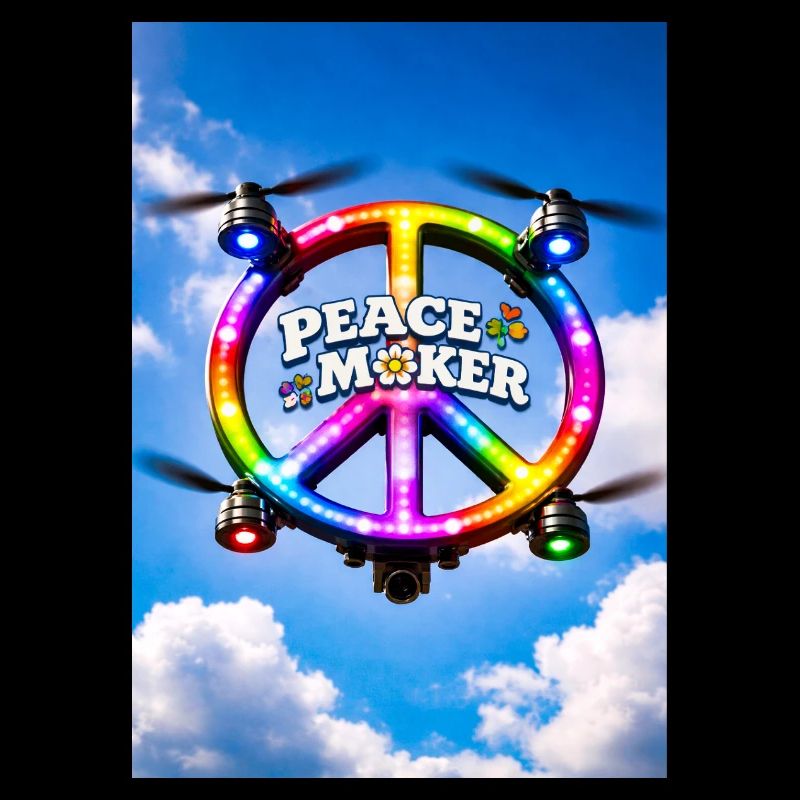 Peace Maker Rainbow LED Ring