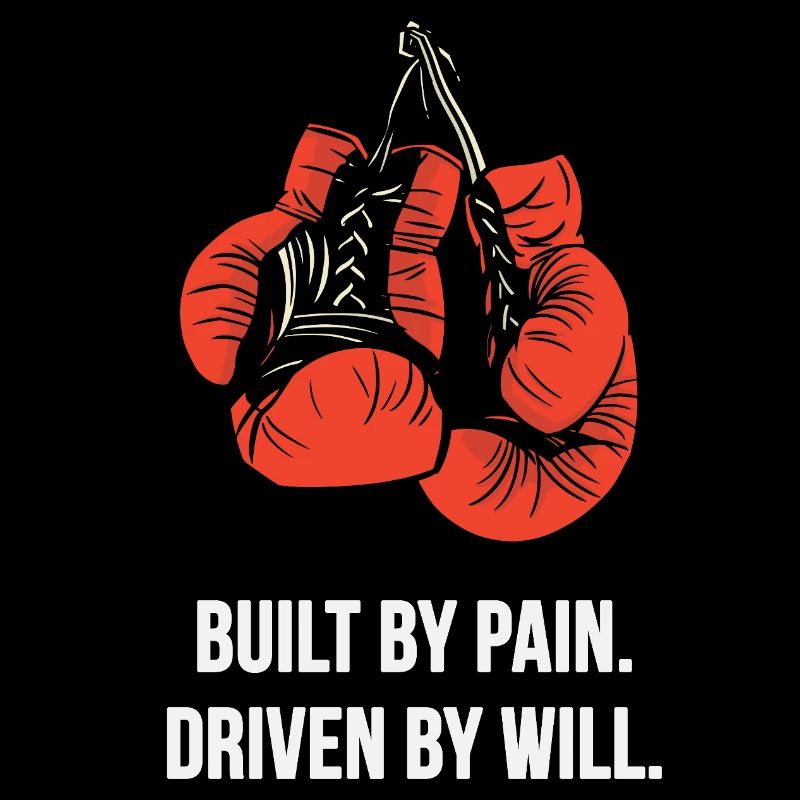 Construit par la douleur poussée par la volonté – Boxe