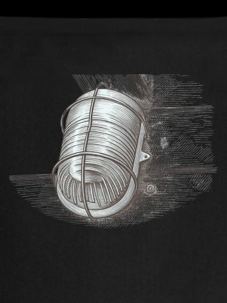 Sketchy wire rope lantern