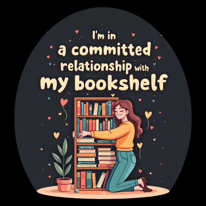 I'm in a committed relationship with my bookshelf