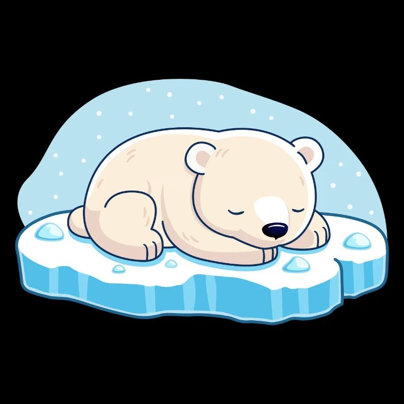 Schlafender Eisbär