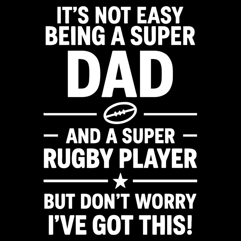 Super Dad Rugby Funny Father Gift