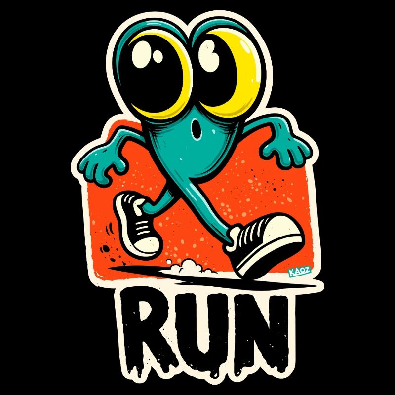 Run Frog Pop Art