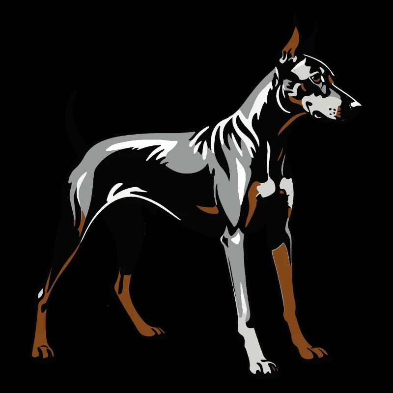 Doberman Pincher - Conception de chien de compagnie