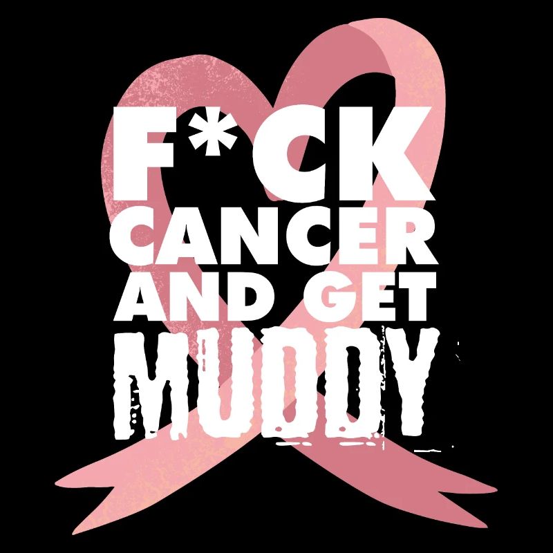 F*ck cancer Chemise de course boueuse