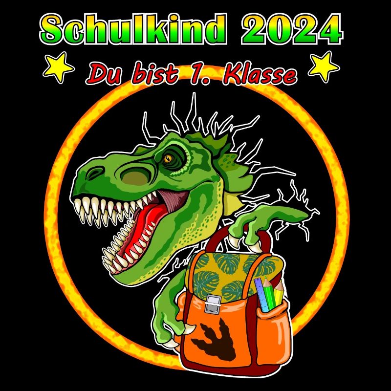 Schulkind Einschulung 2024 TRex