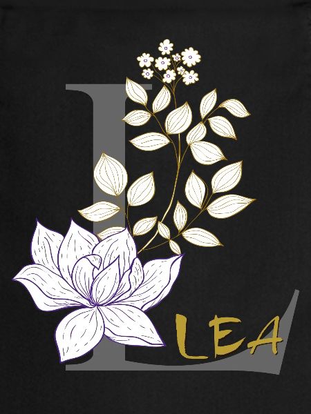 Lettre L Initiale Lea