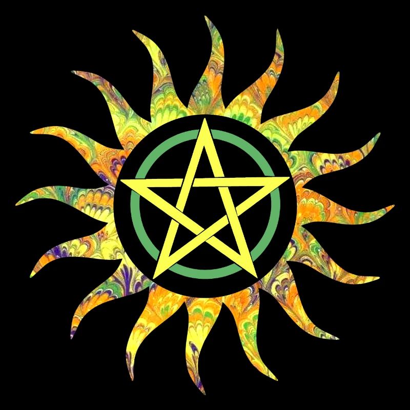 pentagramm in sonne e 258