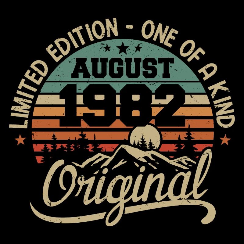 August 1982 Birthday Gift - Born August 1982