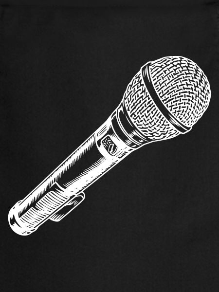 Microphone Hand Drawn