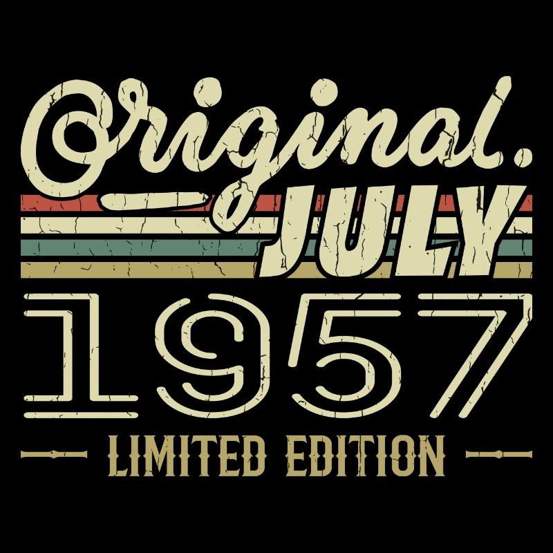 Juli 1957 Originales Geburtstagsgeschenk 1957