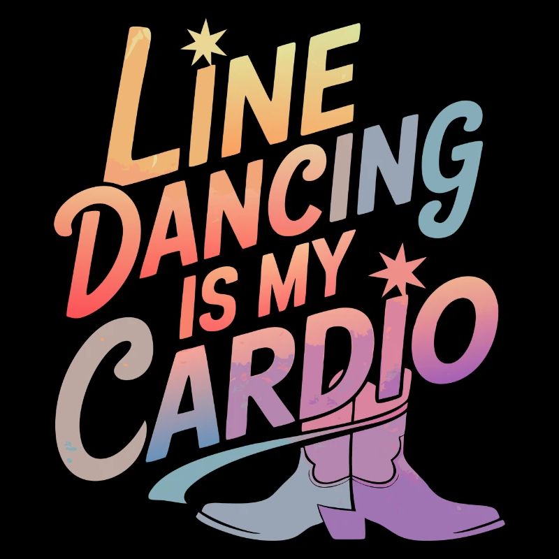 Line Dancing Dancing Dancers