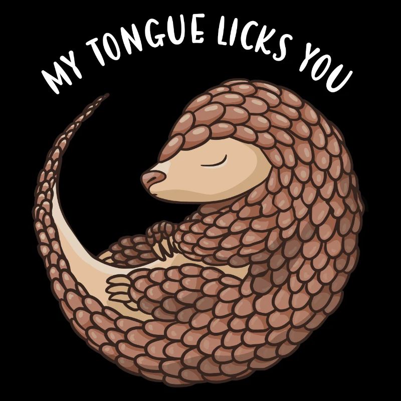 Ma langue te lèche Pangolin