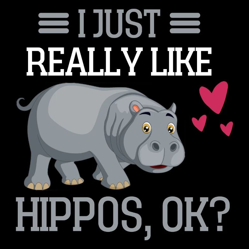 Hippo Afrika Safari Tier Geschenk Nilpferd