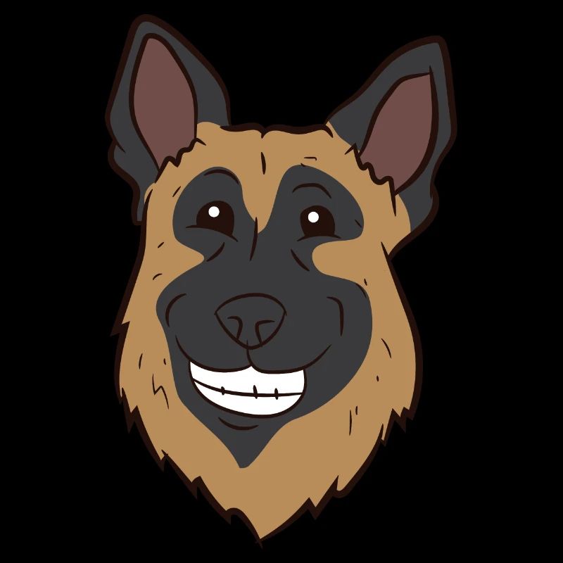 Deutscher Schäferhund - Kopf