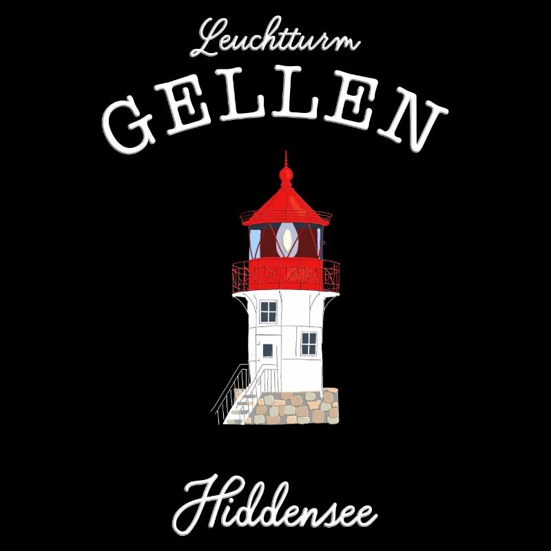 Hiddensee, kleiner Leuchtturm Gellen, Ostsee