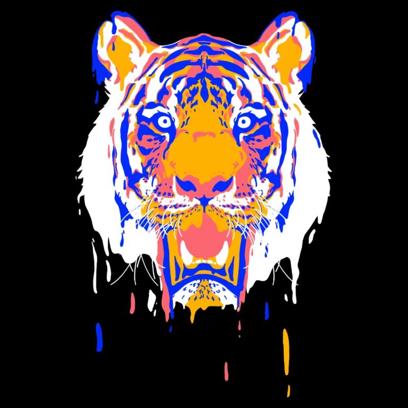 Tigre de peinture