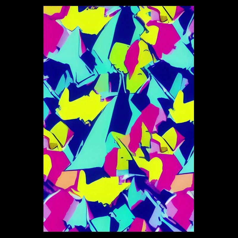 Retro Muster Bunt