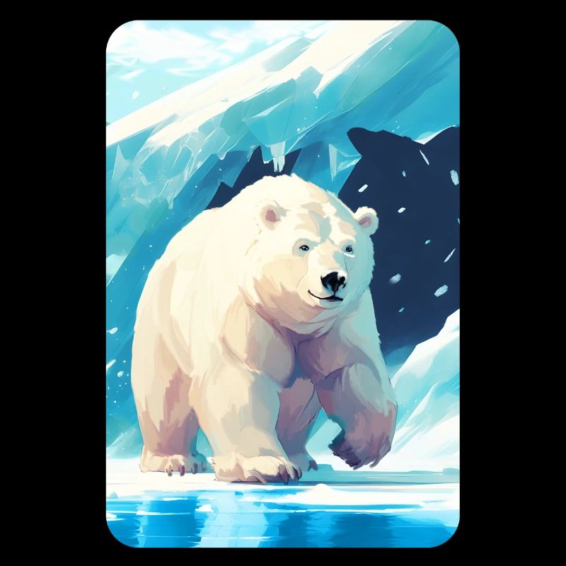 Polarbär im ewigen Eis