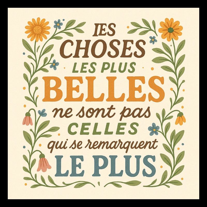 Les Choses Les Plus Belles