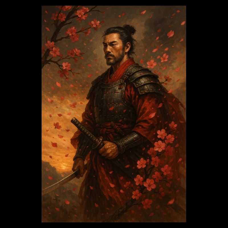 Samurai im Kirschblütensturm