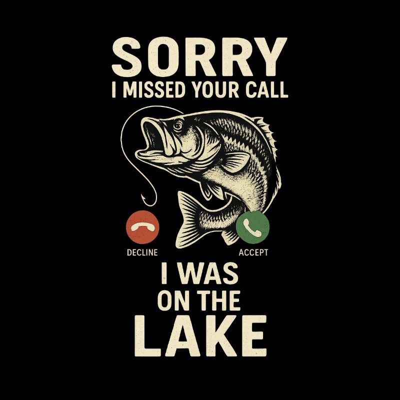 Deep Catch – Minimalist Fish Silhouette