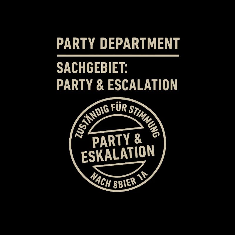 Party & Escalation Screen Printing Design