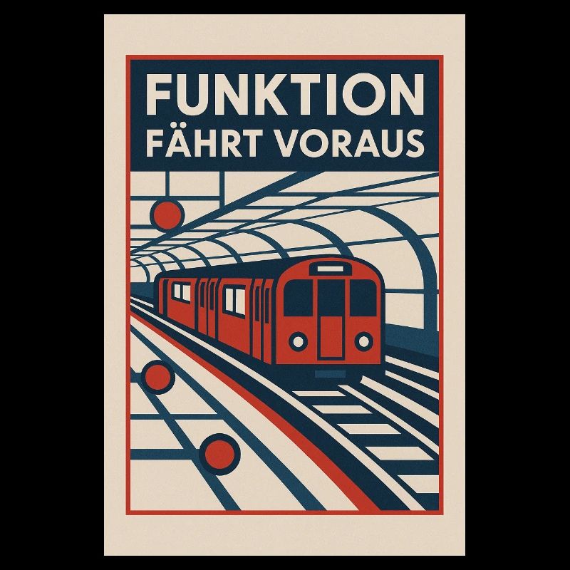 Subway Bauhaus 1930s Function Goes Ahead Retro