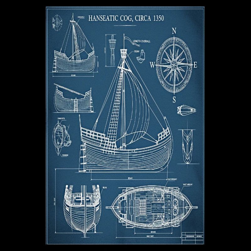 Plan de rouage hanséatique | Plan du bâtiment historique