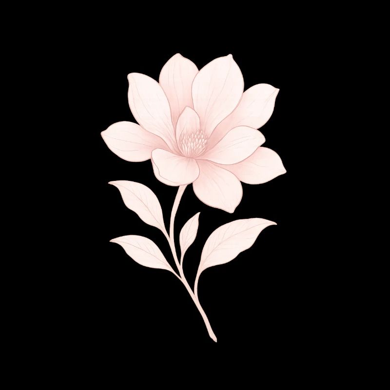 Magnolia rose, Fleur