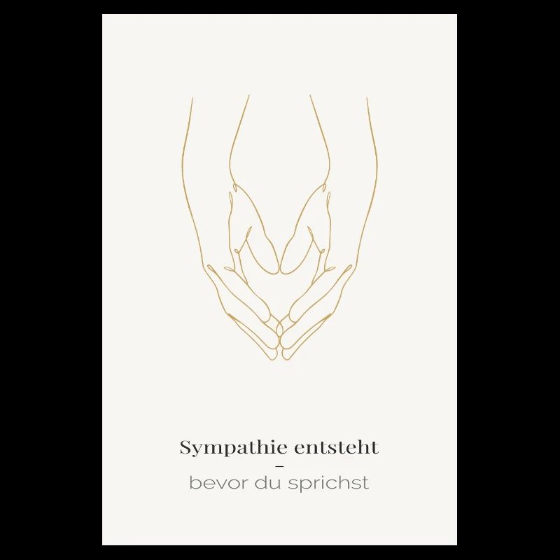 Sympathie entsteht – bevor du sprichst