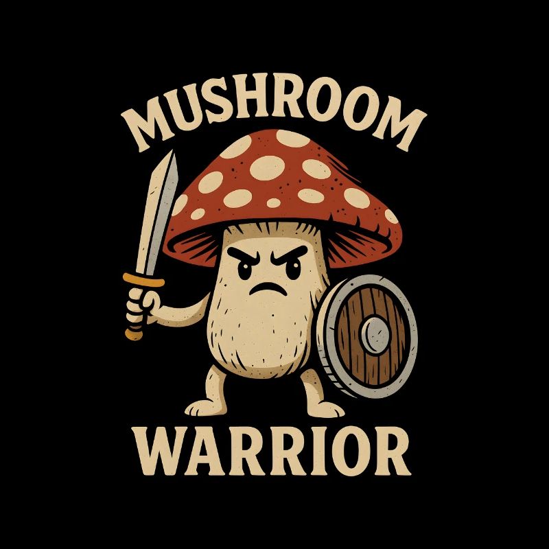Guerrier champignon avec épée