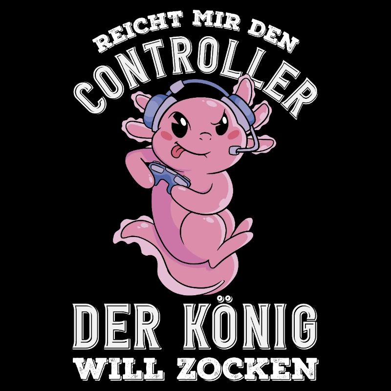 Hands me the controller – King wants to play