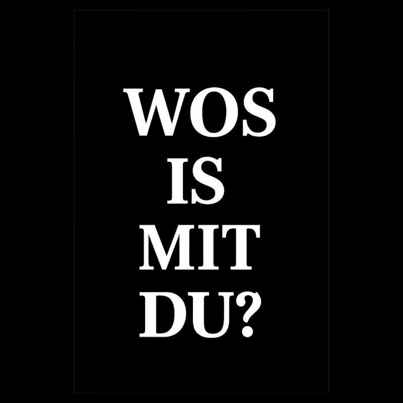 Was ist mit dir? Serif Kontrast