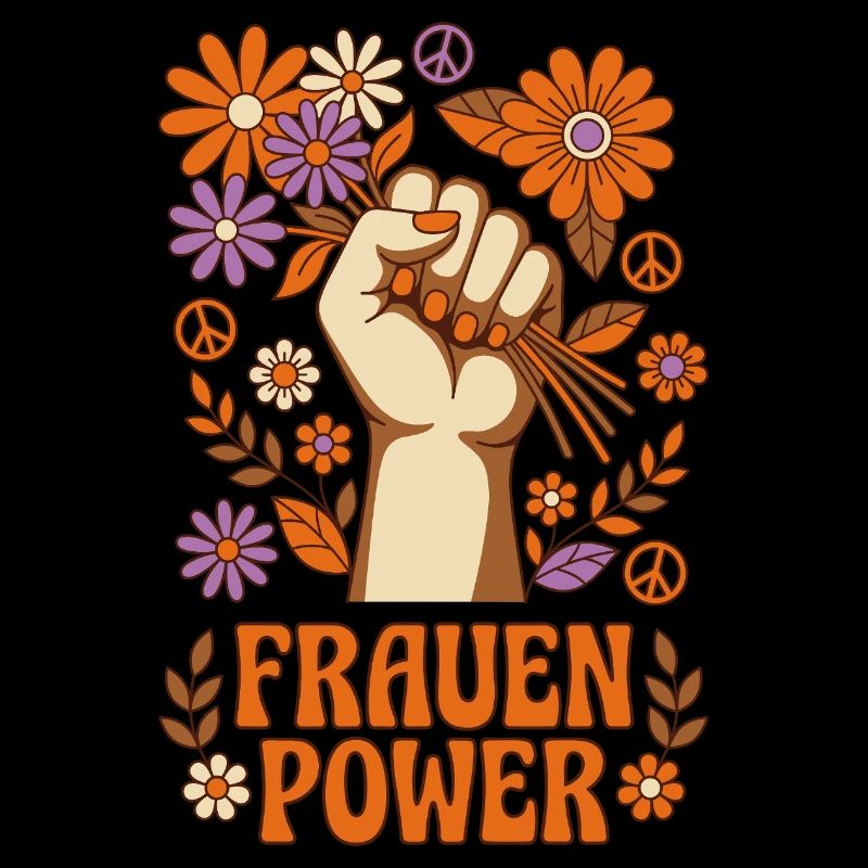 Frauen Power Retro